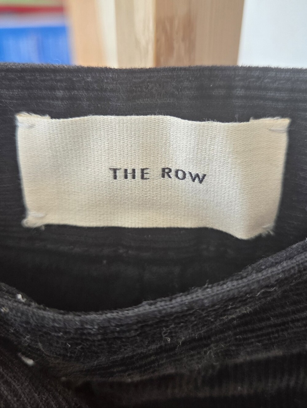 The Row Chan Black Corduroy Wide Leg Pants - Picture 5 of 10
